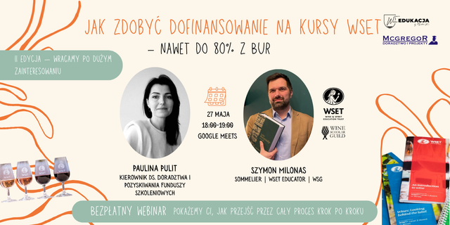 Skorzystaj z dofinansowania na kursy winiarskie WinEdukacji