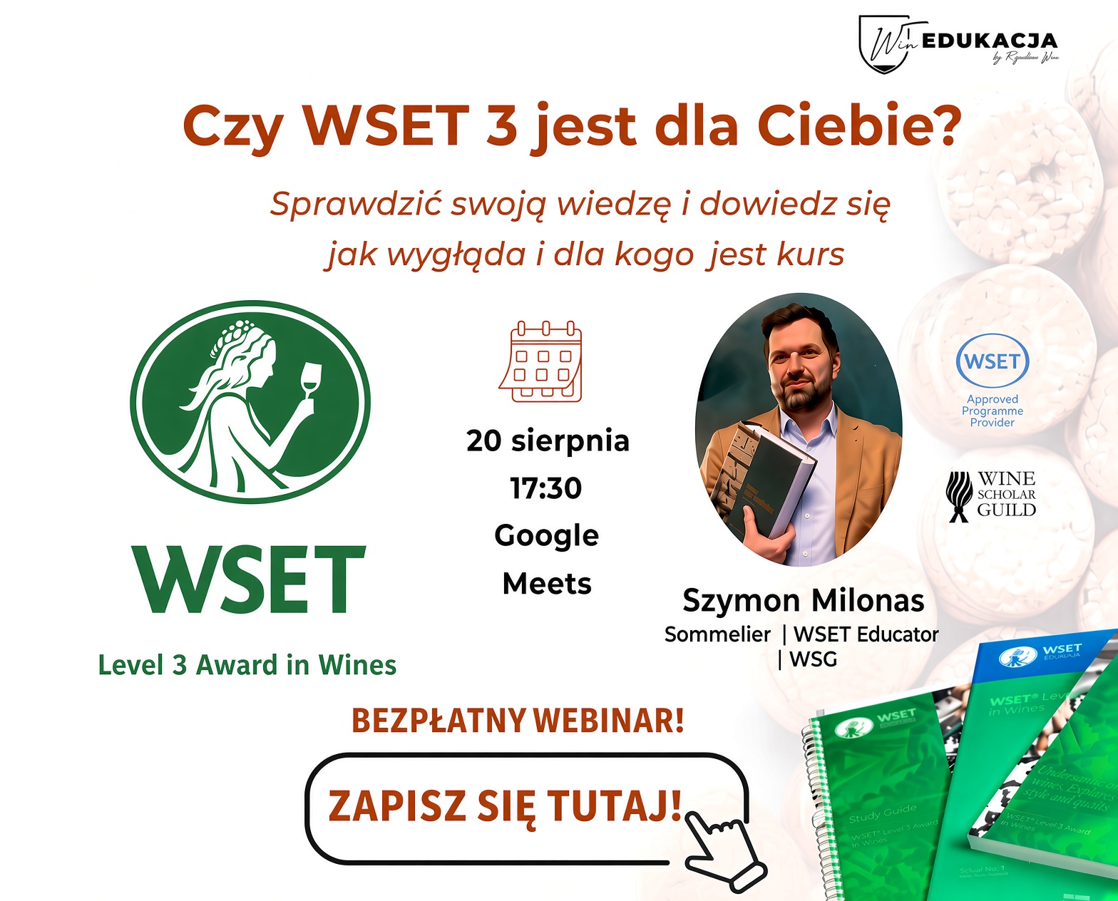 Bezpłatny webinar WSET Level 3