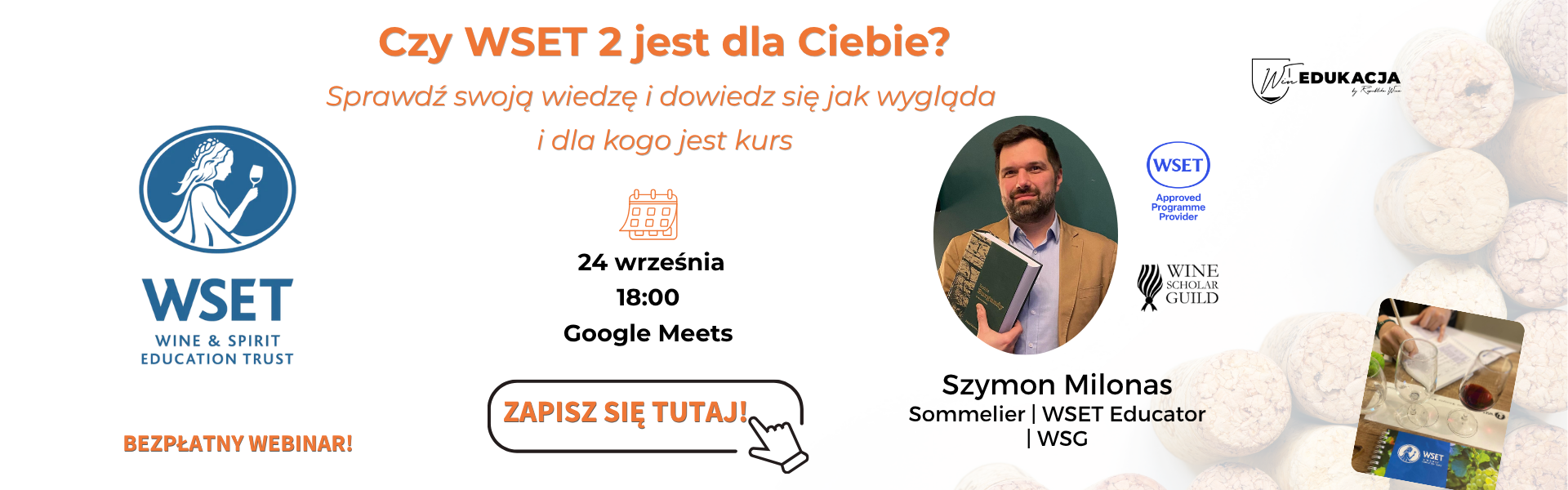 Bezpłatny webinar WSET Level 2