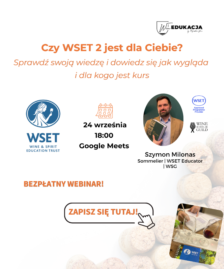 Bezpłatny webinar WSET Level 2