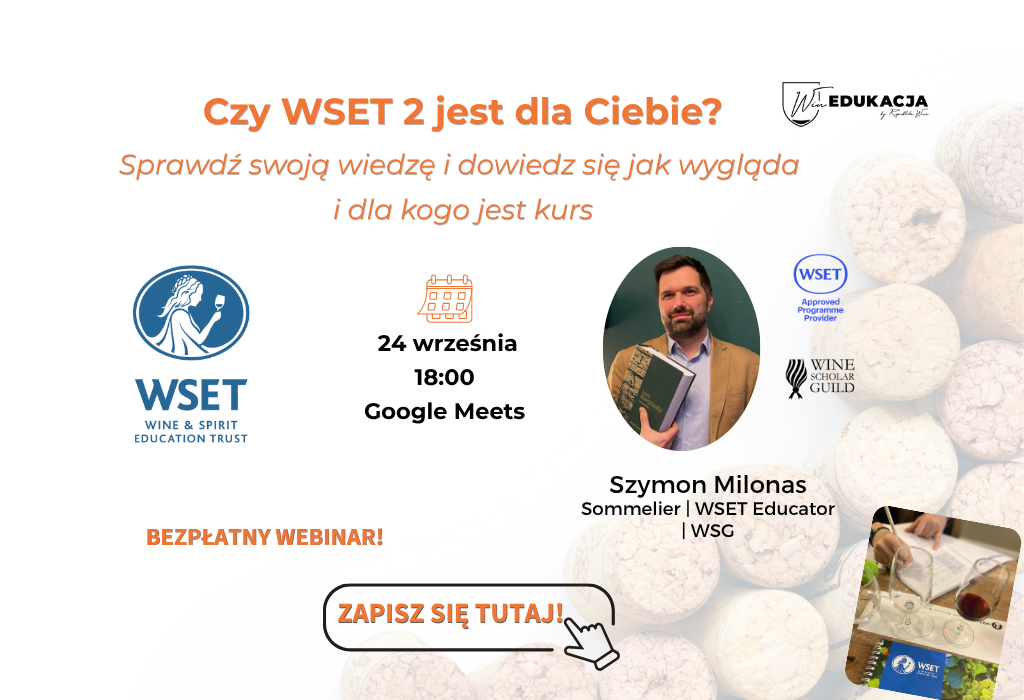 Bezpłatny webinar WSET Level 2
