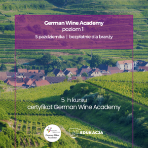 German Wine Academy poziom 1 - dla branży
