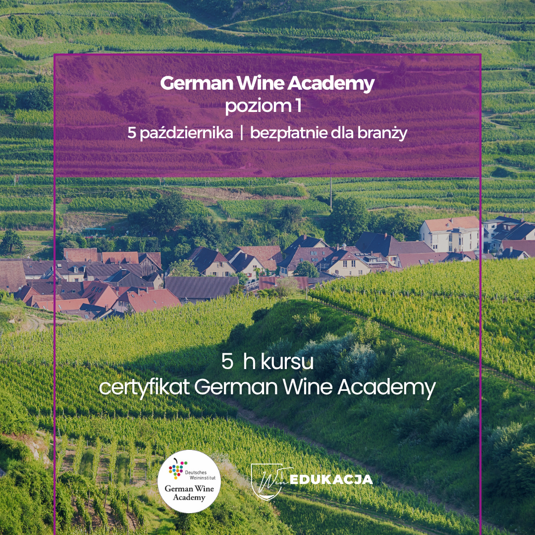 German Wine Academy poziom 1 - dla branży