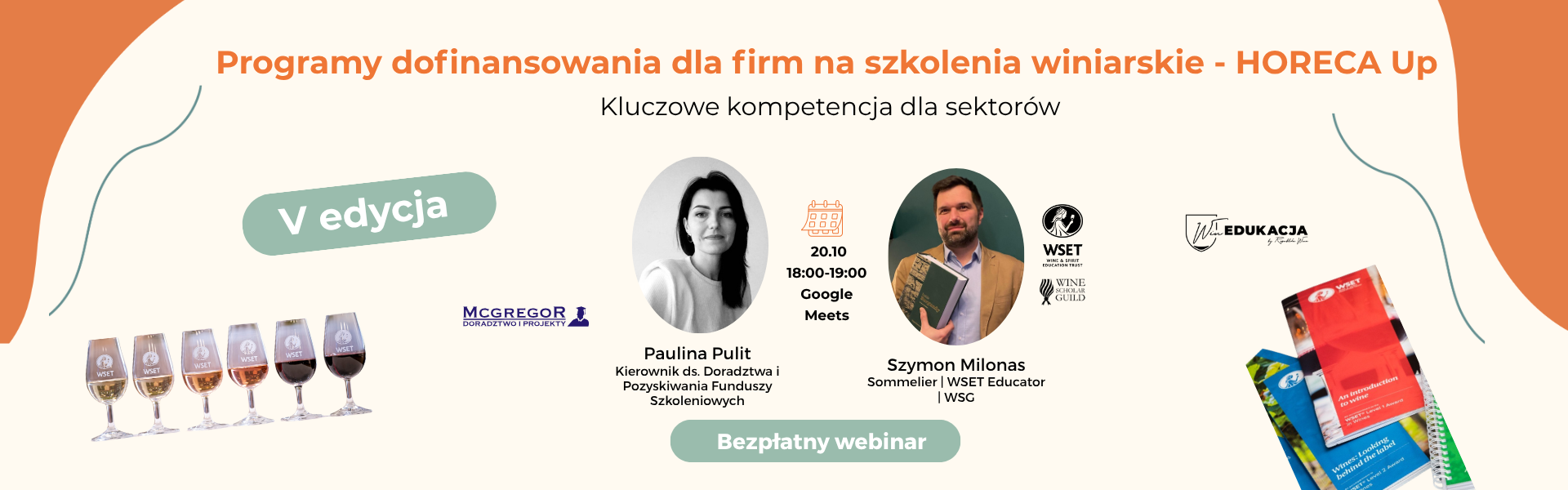 Programy dofinansowania dla firm na szkolenia winiarskie – webinar 20 października
