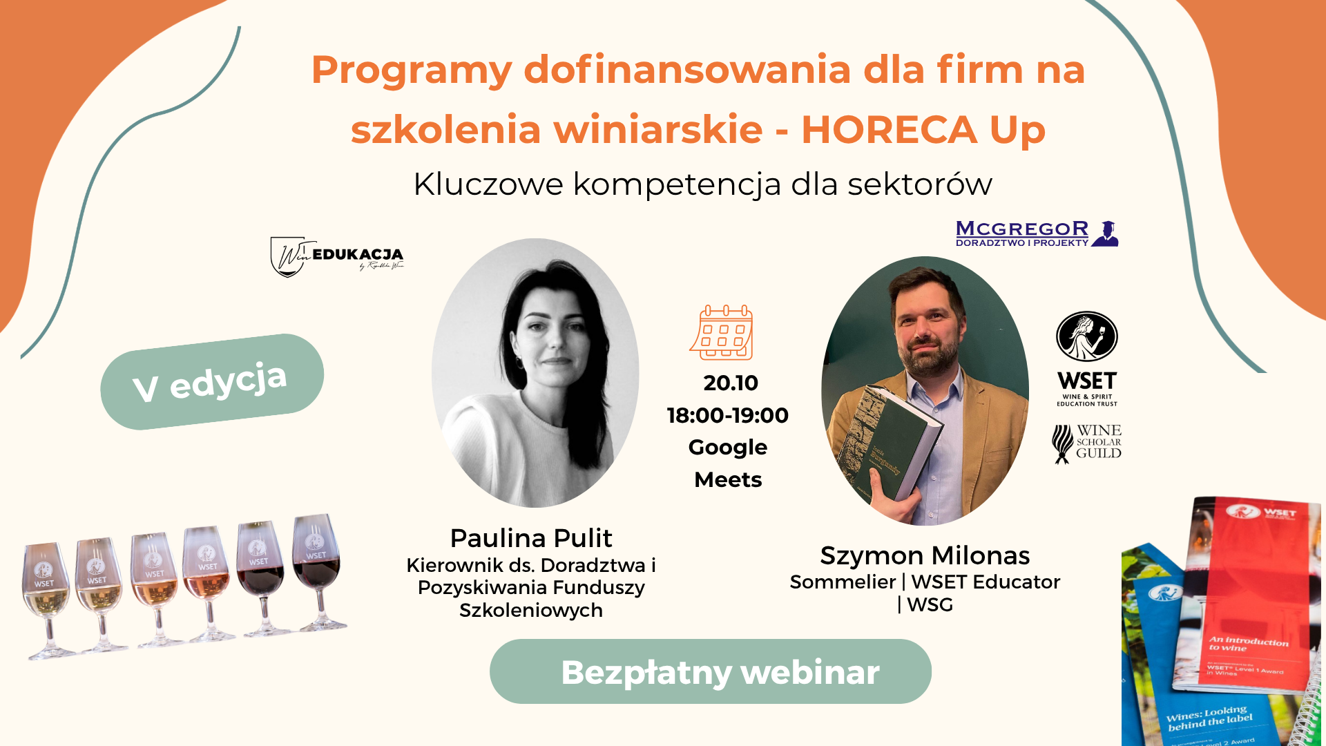 Programy dofinansowania dla firm na szkolenia winiarskie – webinar 20 października
